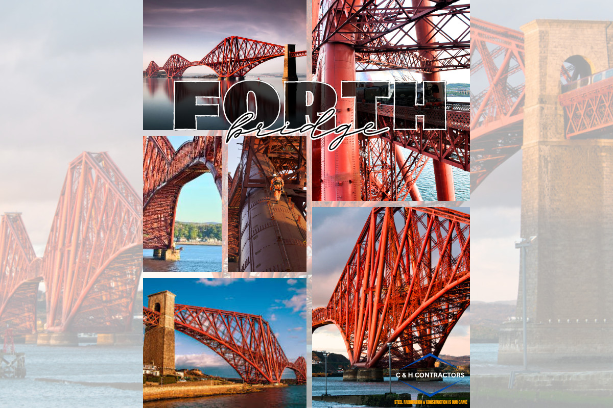 Forth Bridge structural steel railway engineering