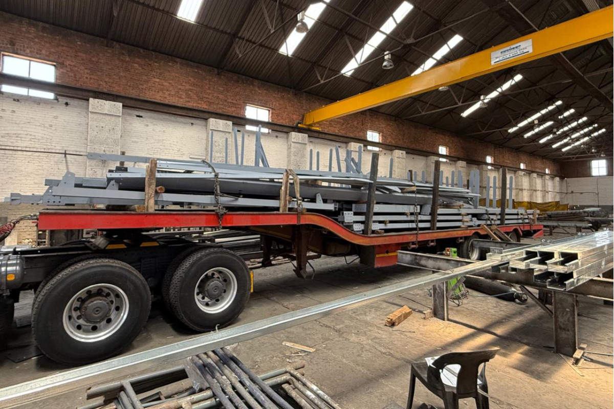 Steel beam transportation