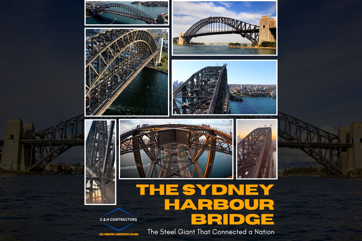 Sydney Harbour Bridge steel arch engineering